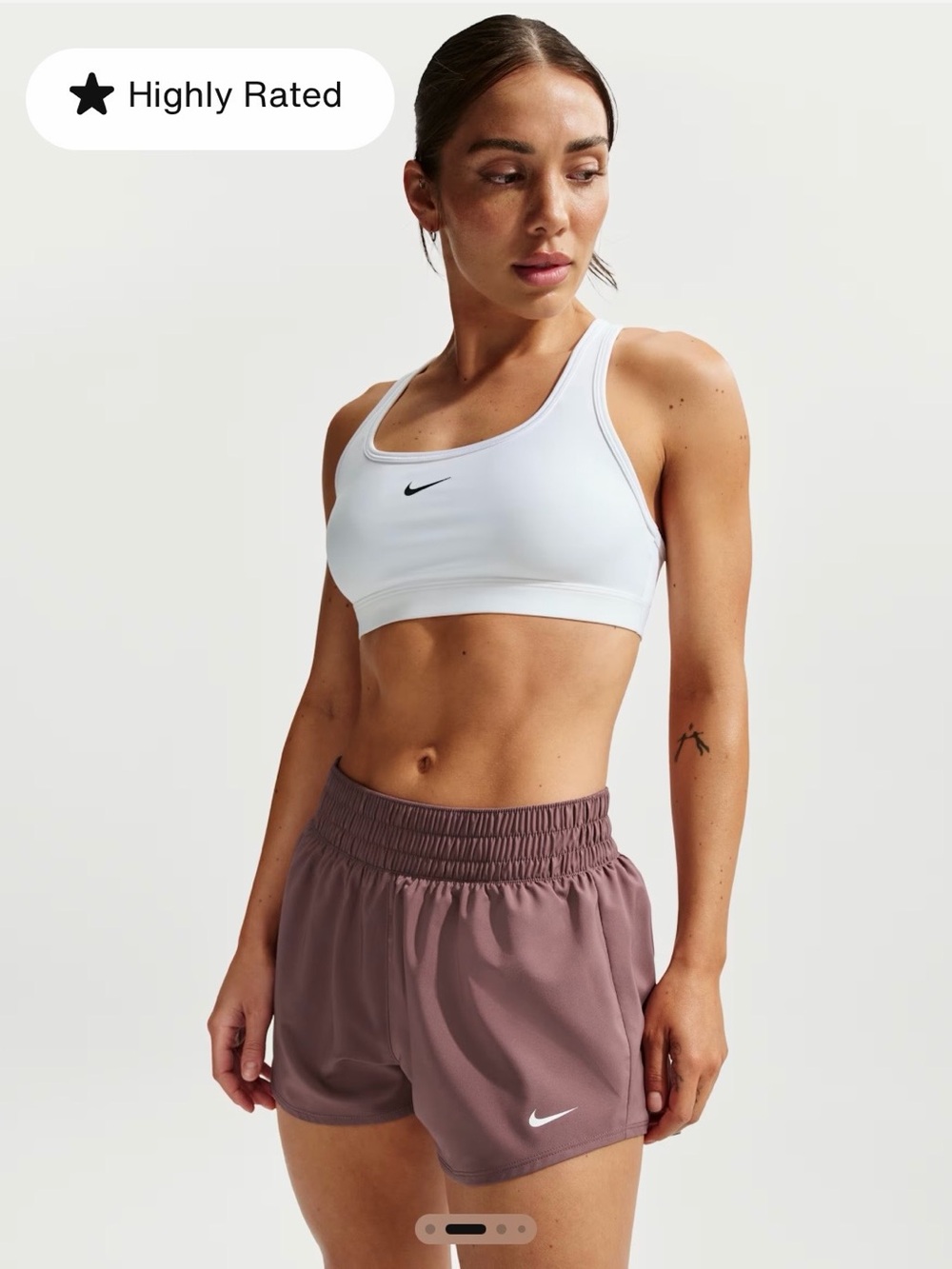 Nike One Women's Dri-FIT Mid-Rise 3" Brief-Lined Shorts